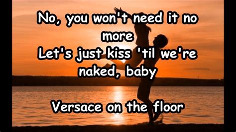 versace versace lyrics|lyrics Versace on the floor.